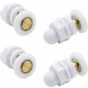 Roulettes De Douche Roue Pour Porte De Douche Roulettes Coulissantes Rouleaux De Porte De Douche Laiton Cabine De Douche Porte A Roulette Roue De Porte Poulies Accessoire Matériel Outil 4PCS