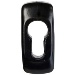 Paire De Rosaces Noires STELUS Trou Cylindre.