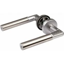 Ensemble Béquille Double Inox CODE-IT - Mul-T-lock - Gauche