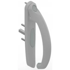 Poignée 20° Intérieur 5531 LA CROISEE DS - Profil 35 à 53mm - Gris Inox Claro - Droite - DS5531-D870