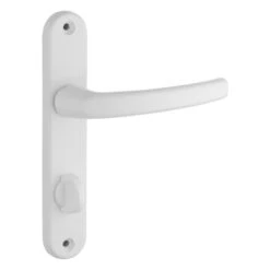 THIRARD - Ensemble De Poignées Pour Salle De Bain/toilette Sultane à Condamnation, Carré 7mm, Entr'axes 165mm, Blanc