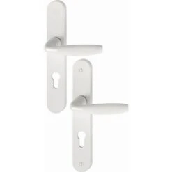 Ensemble Sur Plaque New-York 1810/300M HOPPE Blanc Pur Clé I PZ-70 - 3281178