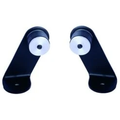 Paire De Supports Obliques Inox 316 P/Tube Diam 40 Mm " Noir Mat "