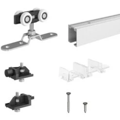 Système Coulissant SLID'UP 170 Pour 1 Porte Jusqu'à 1000 Mm - Rail 1,94 M - 120 Kg