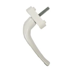 Bouton Oscillo-battant Alu Falcon Accous PRODIF Carré 7x10 Mm Vis 30 Mm - Blanc 9016 - BCA40106