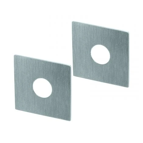 Rosaces Carré De Poignée De Porte Intérieure VELOX FIX Bec De Cane En Inox, PLANO