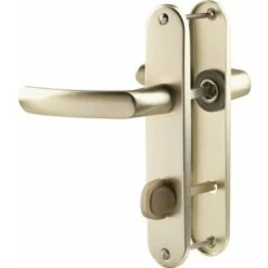 Poignée De Porte Sur Plaque Ivoire Doré - Condamnation - Budget - Vachette