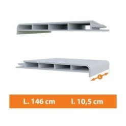 Appui Fenêtre PVC Blanc - L.146 X L.10,5cm
