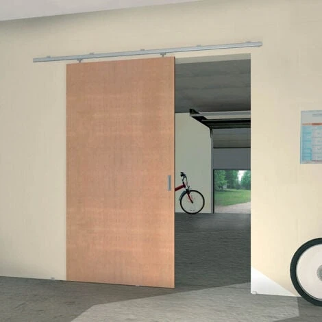 Système Coulissant SLID'UP 1200 Pour 1 Porte Extérieure - Rail 1,55 M Acier Galvanisé - 40 Kg – Image 3