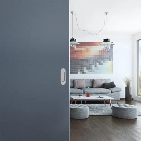 Lot De 2 Poignées à Encastrer Ovales, Acier Finition Satiné – Image 2