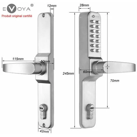 Poignée à Code WS7 – Image 2