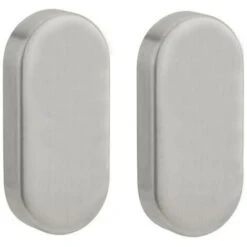 Rosaces Inox Ovale/oblongue Bec De Cane, Sans Trou