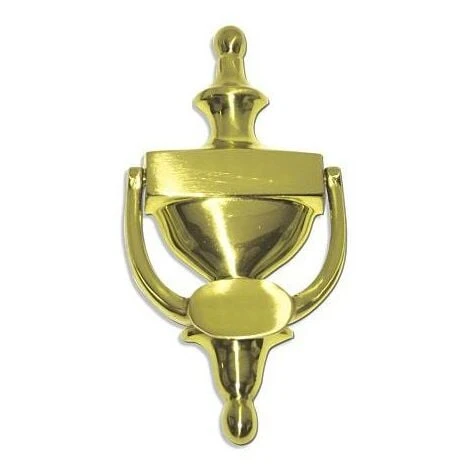 Heurtoir De Porte Laiton Poli 200X95 Mm