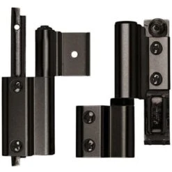 Paire De Paumelles Réversibles Pour Oscillobattant 110kg GALICUBE Finition Noir 9005