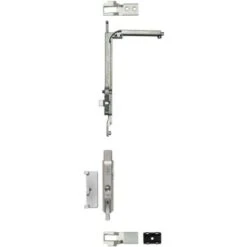 Kit De Base 1 Vantail Sans Entraîneur Pour Châssis Oscillobattant Aluminium GALICUBEMAGICUBE