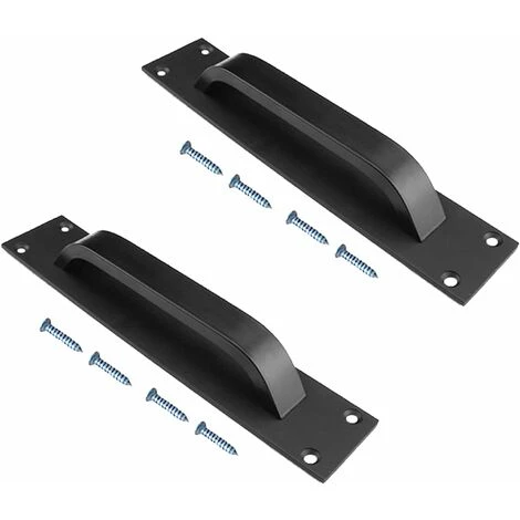 Déstockage Poignée De Porte De Grange, 2 Pièces Poignée De Porte Coulissante Poignées De Cuisine Poignée De Porte Coulissante Poignée De Porte En Alliage D'aluminium Poignée De Porte Armoire Pour Me