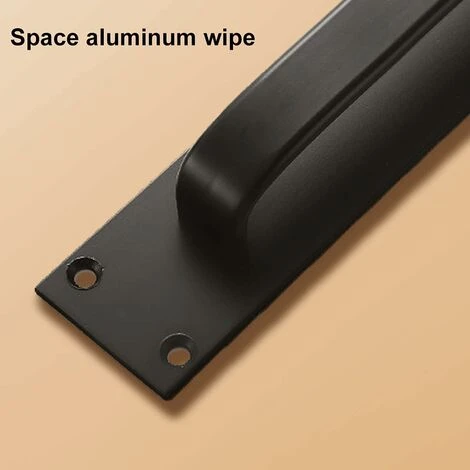 Déstockage Poignée De Porte De Grange, 2 Pièces Poignée De Porte Coulissante Poignées De Cuisine Poignée De Porte Coulissante Poignée De Porte En Alliage D'aluminium Poignée De Porte Armoire Pour Me – Image 4