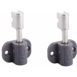 2x Extension De Serrure à Ressort Point De Fermeture Supplémentaire Porte Meuble Universel