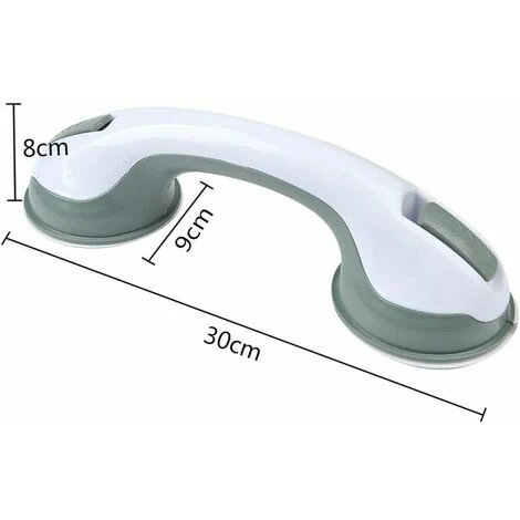 2 Barres D'appui Murales Pour La Salle De Bains Avec Ventouses Pour Des Poignées De Bain Sûres Pour Les Personnes âgées - Aucun Perçage N'est Nécessaire – Image 2