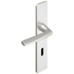Ensemble De Porte Riviera BEZAULT Entraxe 195 Mm Argent - Clé I - 0072775