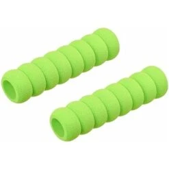 Couvercle De Poignée De Porte Protecteur En Caoutchouc Nitrile Manchon En Spirale Vert 2 Pièces 13.5 3.5cm