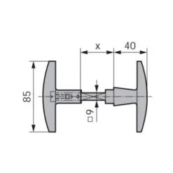 Paire De Poignées Noire/olive Noire 0 - WSS - 16590000565