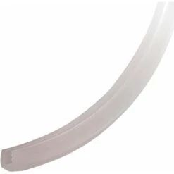 Joint De Verre Vitre Miroir D'épaisseur 4 - 4,5mm En Silicone Translucide Asymétrique Profil Meuble Rainure Nervure Armoire Dressing Vitrine Protection Isolation Etanchéité, 1 Mètre