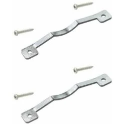 2x Frein Porte Coulissante Micra C Ferrure Pour Armoire Montage Rail Inférieur Ou Supérieur à Visser Butée Arrêt Amortisseur Fermeture Dressing Chambre Entrée Maison