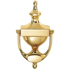 Heurtoir Porte Nom Finition Laiton Poli - CADAP - 116/1B