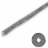 Joint Brosse Non Adhésif Gris Coulissant Bande Anti Poussière Recouvrant Les Trous De Montage Fenêtre Porte Coulissantes Rail Etanchéité Meuble Placard Isolation Verre Vitre, 4,8mm X 4mm X 10m