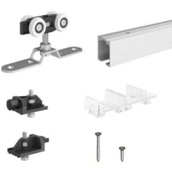Système Coulissant SLID'UP 170 Pour 1 Porte Jusqu'à 750 Mm - Rail 1,5 M - 120 Kg