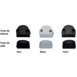 Rehausse De Gâche 19 Mm - Pour Tringle 16 X 8 - Blanche - RH168EB19