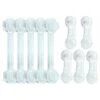 Lot De 10 Verrous De Sécurité Pour Bébé, Mini Verrous De Sécurité Transparents Pour Enfants Pour Placards, Tiroirs, Placards, Réfrigérateur, Réfrigérateur, Ordures
