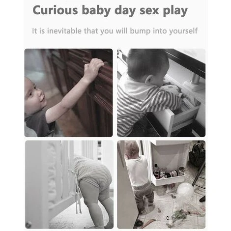 Lot De 10 Verrous De Sécurité Pour Bébé, Mini Verrous De Sécurité Transparents Pour Enfants Pour Placards, Tiroirs, Placards, Réfrigérateur, Réfrigérateur, Ordures – Image 5