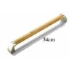 Bois Barre De Maintien Douche Et WC Pour Handicape Barre D'appui Salle De Bain Étanche Antidérapant Poignée De Baignoires Pour Personnes âgées White Wood-54cm,1pcs