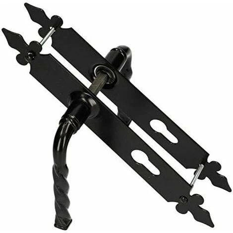 KOTARBAU Poignée De Porte - 90 Mm - PZ - Poignée De Porte - Poignée De Porte - Ensemble De Poignées - Décoratif - Universel - Intérieur - En Fer Forgé