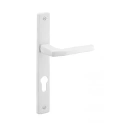 THIRARD - Paire De Poignées Trou De Cylindre Picardie Pour Porte D'entrée, Laqué Blanc