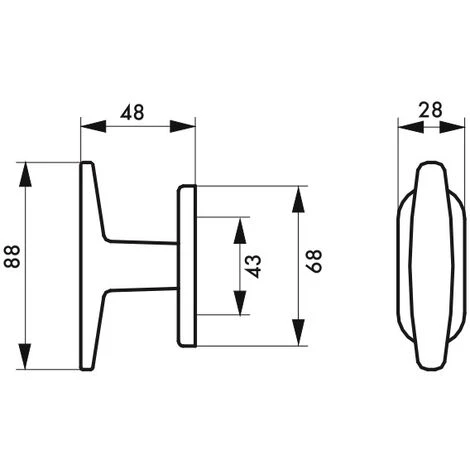 THIRARD - Bouton Pour FenĂȘtre, Avec Vis De Pose, Couleur F2 â Image 2