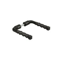 THIRARD - Paire De Béquilles Fil Torsadé Pour Porte, Carré 6x80mm, 1 Portée, Noir