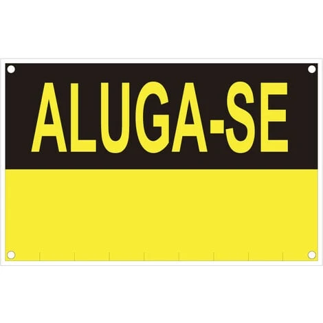 Aluga-se (pvc 0.4mm) 45x70cm