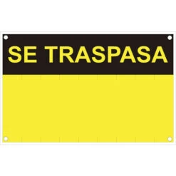 Se Traspasa (pvc 0.4mm) 35x45cm