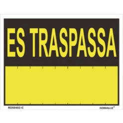 Es Traspassa (pvc 0.4mm) 35x45cm