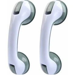 2pcs Accoudoir De Chambre,Poignée De Sécurité De Salle De Bain,Poignée à Ventouse,Main Courante Mobile,Poignée De Sécurité,Poignée De Douche Portable,Main Courante Pour Enfants Et Personnes âgées