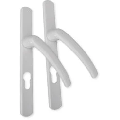 Ensemble Alu Plaque étroite Fondu Ovalfiliz PRODIF - 25 Mm - Clé I - Blanc - 58/70V5x80 C7x115 - 674863