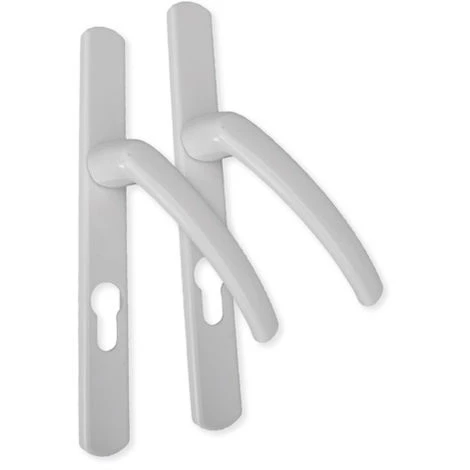 Ensemble Alu Plaque étroite Fondu Ovalfiliz PRODIF - 25 Mm - Clé I - Blanc - 58/70V5x80 C7x115 - 674863