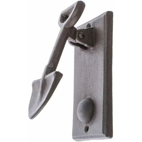 HOMESCAPES Heurtoir De Porte En Fonte Style Ancien - Forme Pelle â Image 3