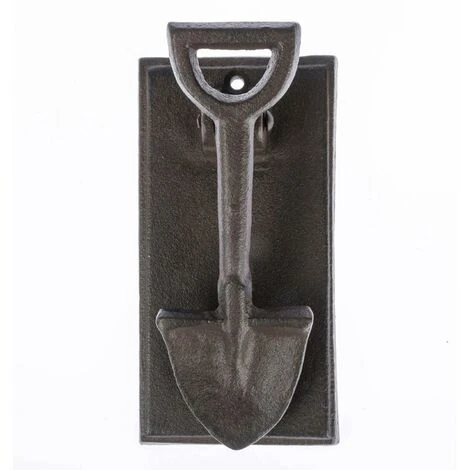 HOMESCAPES Heurtoir De Porte En Fonte Style Ancien - Forme Pelle â Image 5