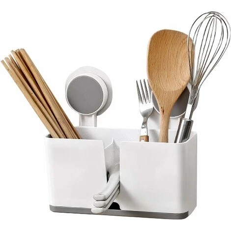 MOWZE Panier Séchage D'Ustensiles Cuisine, Panier De Séchage D'Ustensiles, Support Vidange Cuillère Fourchette, Pour La Maison Couteau De Cuisine Cuillère Cuillère Organisateurs De Vaisselle