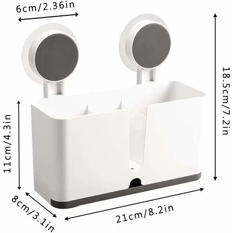 MOWZE Panier Séchage D'Ustensiles Cuisine, Panier De Séchage D'Ustensiles, Support Vidange Cuillère Fourchette, Pour La Maison Couteau De Cuisine Cuillère Cuillère Organisateurs De Vaisselle – Image 3